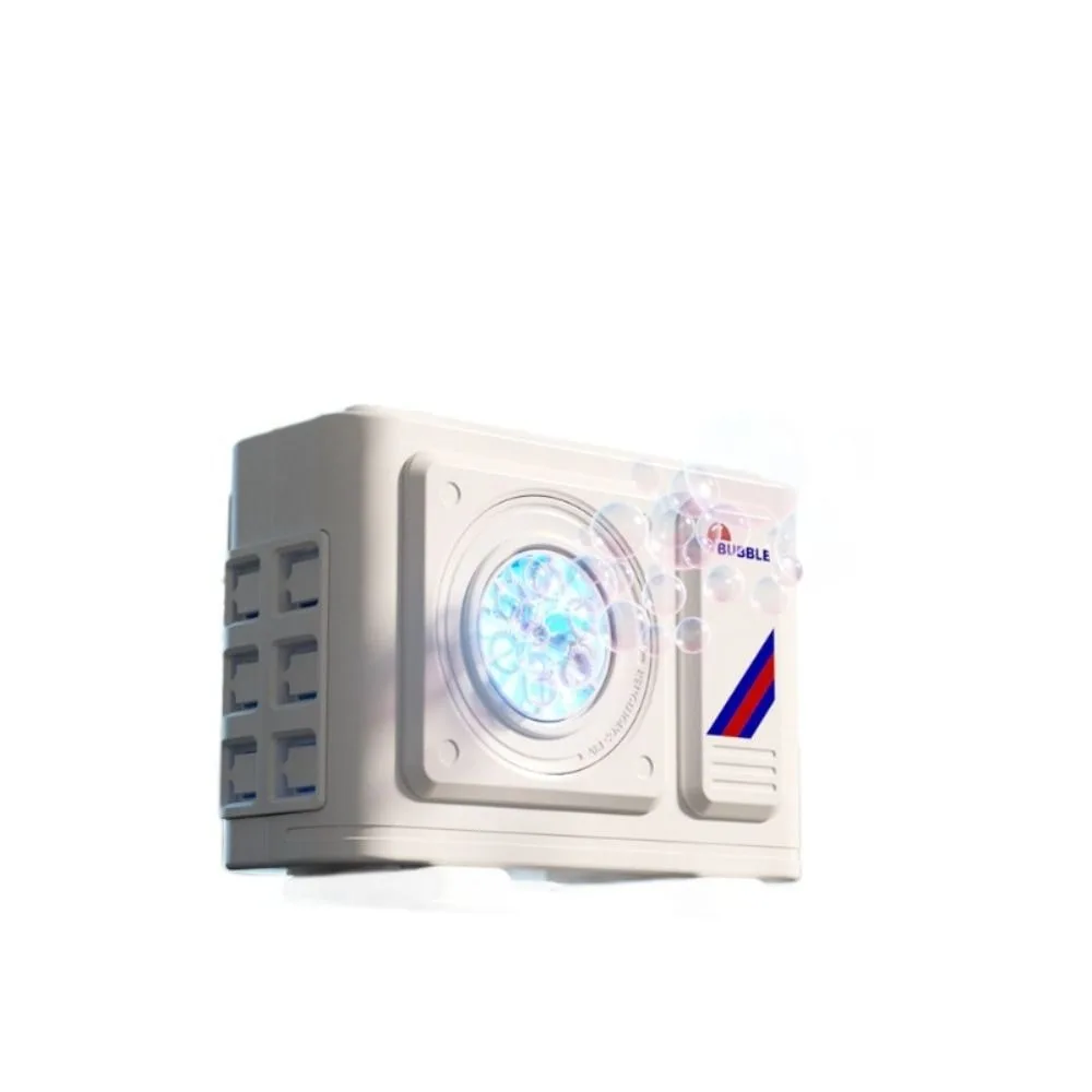 Rechargeable Bubble Machine Leak Resistant Cooling Air Function Bubble Maker Cooling Fan Leak-Proof Electric Bubble Blower