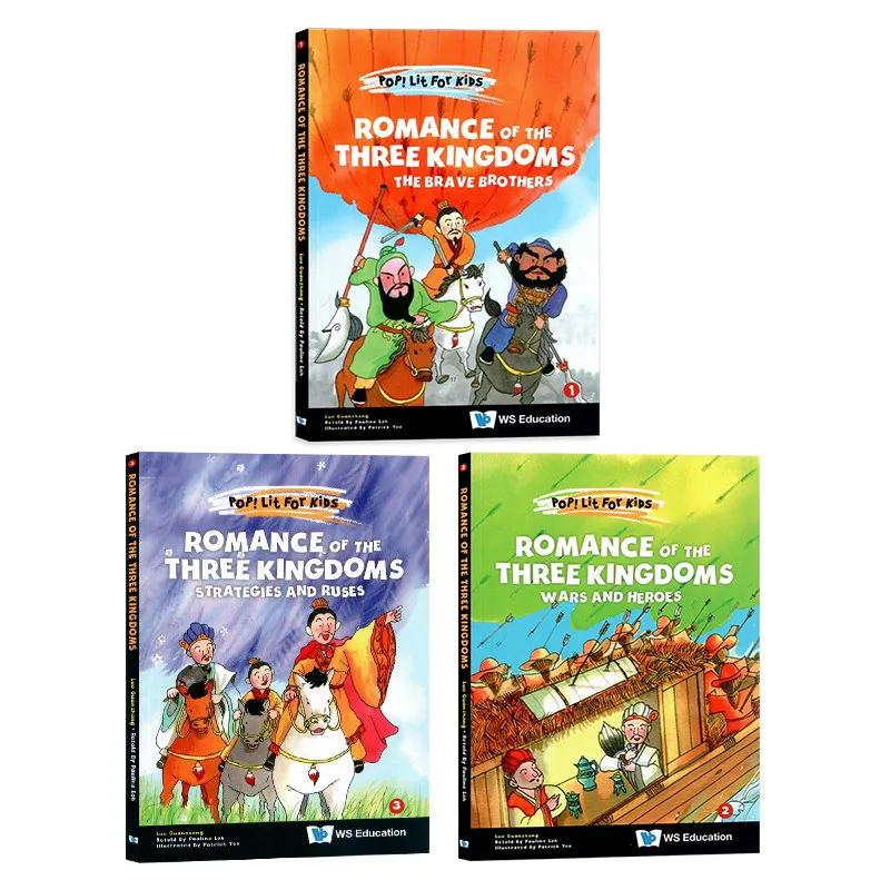 Luo Guanzhong Classics Book Romance Of The Three Kingdoms Complete Set Original English Chinese Four Great Novels For Adult