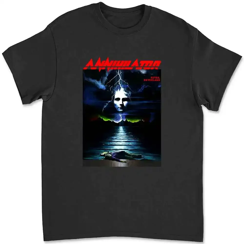 Annihilator Never Neverland Thrash Speed Heavy Metal T-shirt OWQR