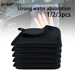 30X30cm Microfiber Towel Thicken Car Wash Towel Soft Dry Cleaning Towel Super Absorbent Drying Cloth for Car Cleaning Dirt Dust