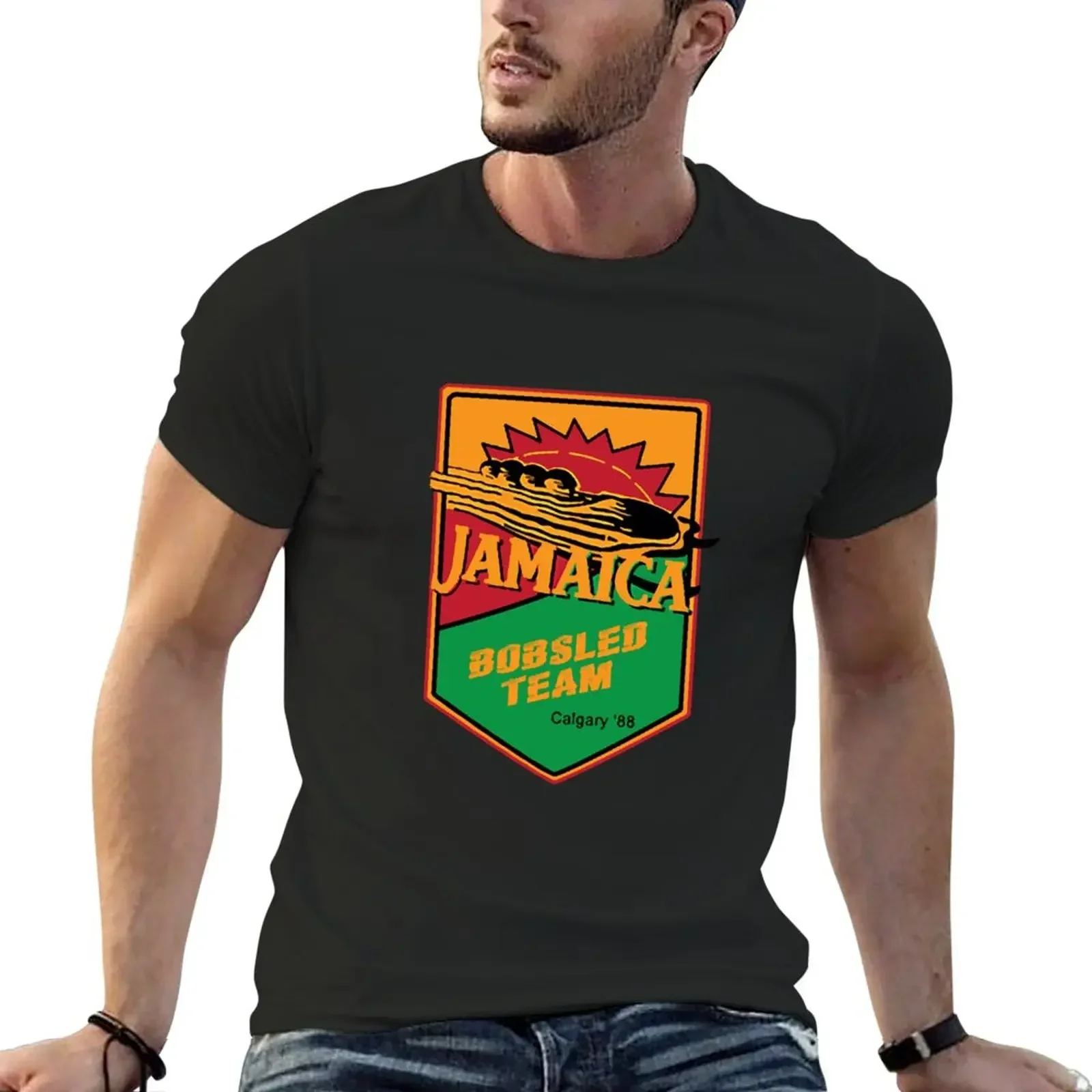 New Jamaican Bobsled Team Cool Runnings T-Shirt custom t shirt T-shirt short men graphic t shirts