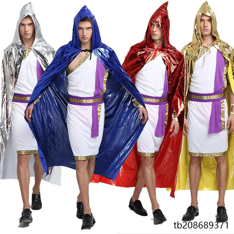 زي تنكري للبالغين على شكل إله الموت لعيد الهالوين، رداء ساحر أسود، زي مصاص دماء، ملابس مسرحية تقليدية صينية للنساء