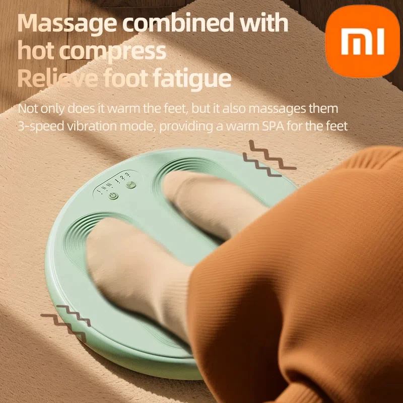 Xiaomi 2 in 1 Foot Massage Heating Foot Warmer Winter Gift Home Office Desk Quick Heating Energy Saving Foot Electric Heater