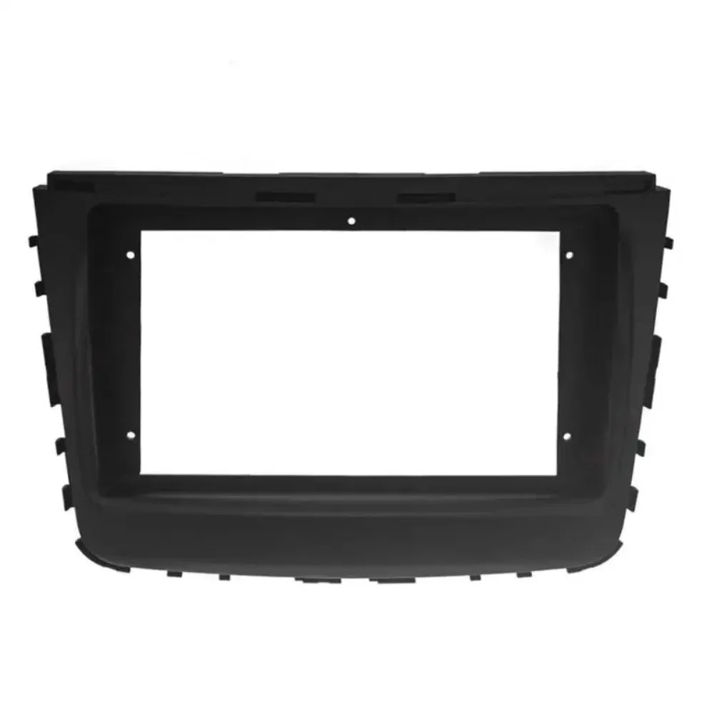 For 2017+ SSANGYONG REXTON MUSSO Accessories 2Din Car Frame Fascia 9'' Screen Installation Dash Player Head Unit Panel Kit Cover