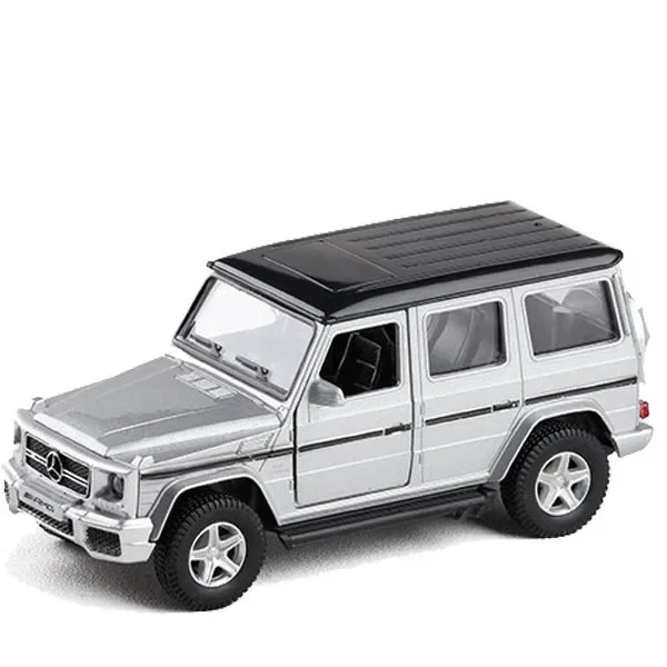 سيارة RMZ City-Mercedes Benz G63 AMG SUV ، لعبة معدنية دييكاست ، مركبة على الطرق الوعرة ، محاكاة طراز السيارة ، هدية التجميع ، 1 ، 36