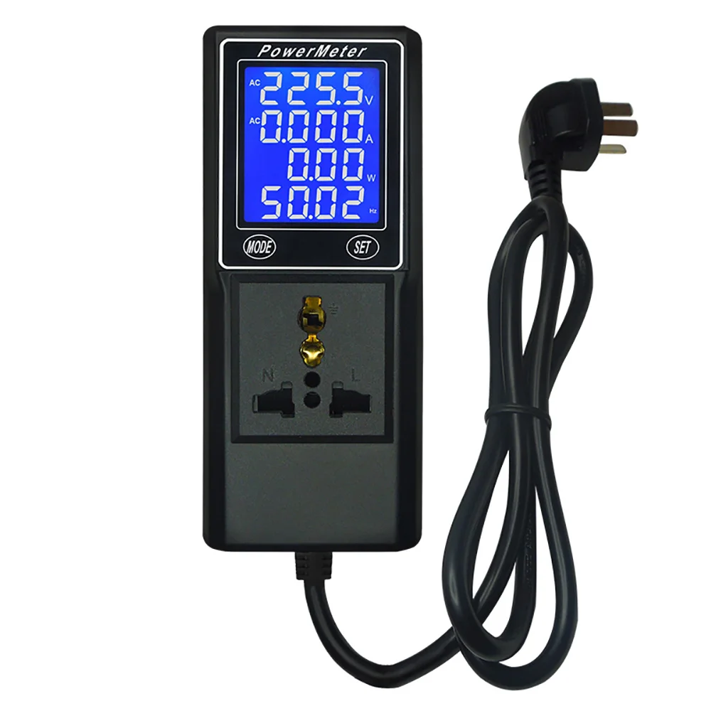 6 in 1 Multi-function Power Meter Electrical Parameter Measuring Instrument, Voltage and Current Meter Real-Time Detection