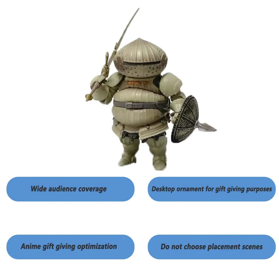 In stock Anime action figure Dark Souls version Q, Solaire Artorias Ornstein Fire Keeper, Anime doll, toy model for child gifts - view 4