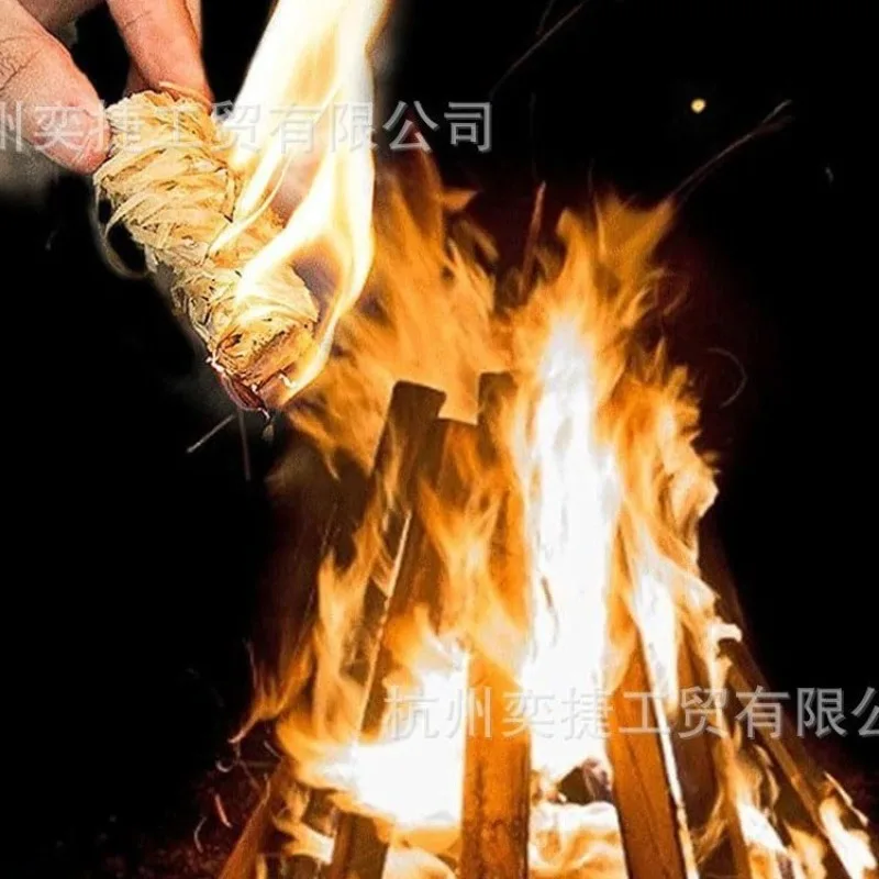 20pcs Atural Fire Starter, Wax Wood Stick, Suitable for Fireplace, Barbecue Stove, Chimney Oven, Charcoal Ignition 2x5cm
