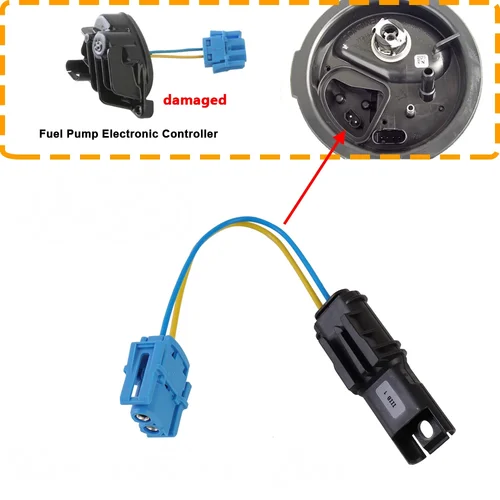 Imagen 2 del producto Kit de conector de derivación electrónico para bomba de combustible de motocicleta, controlador para BMW S1000RR K1600GT R1200GS ADV R1200RT RnineT R900RT K1200R