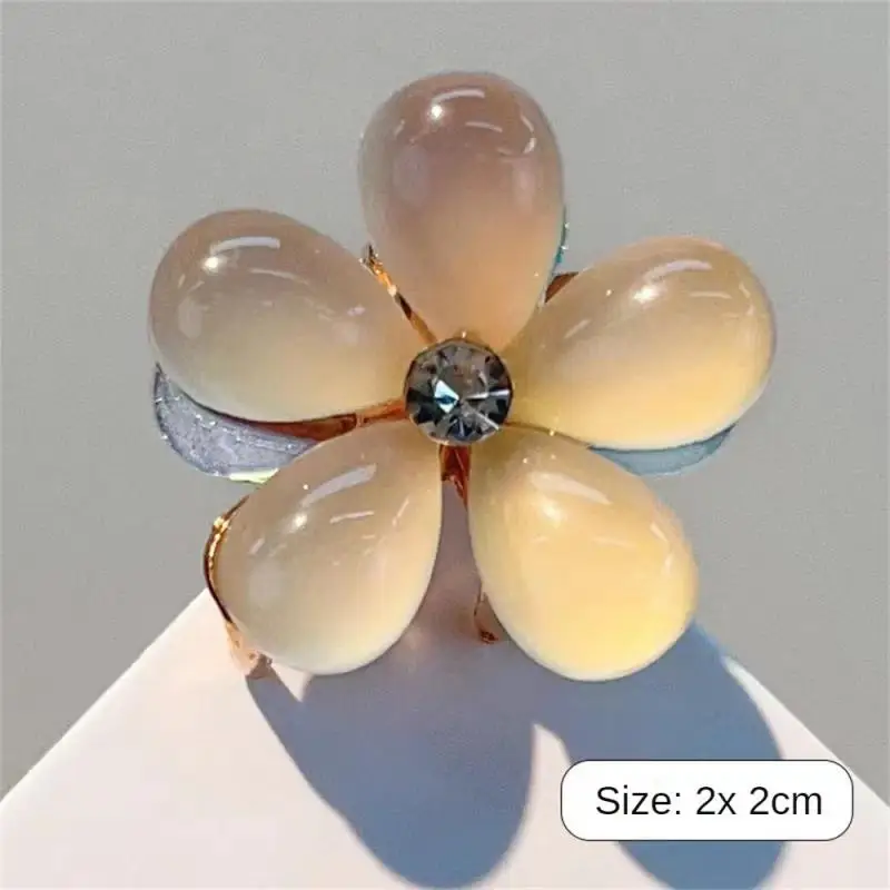 1/3/5SETS Ease Of Use Rhinestone Hairpin Rhinestone Grasp Durable Materials Bangs Grab Clip Sweet Hair Accessories