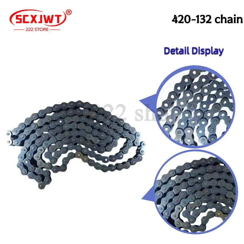 

420 золотая цепь 1330, мотоциклетная цепь, картинги, квадроцикл, полноприводная цепь, мотоциклы, подходящие для внедорожных велосипедов