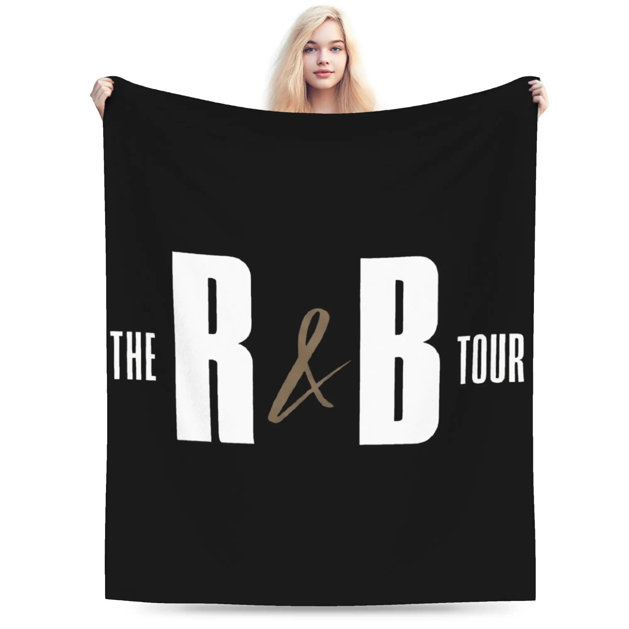Chris Brown And Usher The Rb Tour Warm Blanket  Raymond And Brown Students Plush Throw Blanket Novelty Couch Sofa Bed Cover