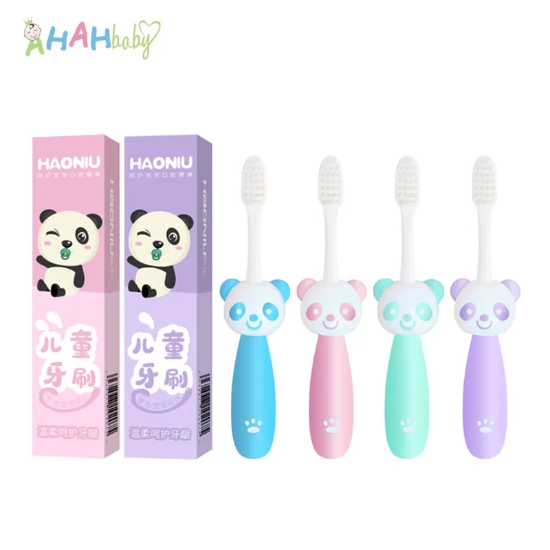 Baby Toothbrush Children Soft Bristles Toothbrush Baby Teeth Care for 1-12Y Oral Cleaning Brush Children\'s Anti-slip Handle Cute