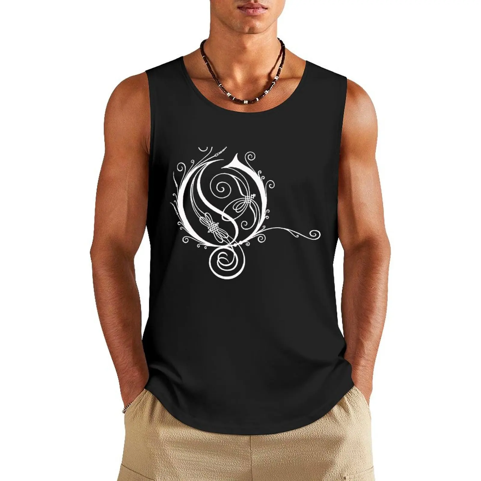 Best of opeth logo 03 Genre: Progressive metal exselna Tank Top Sportswear for men plain t-shirt sleeveless gym shirts male