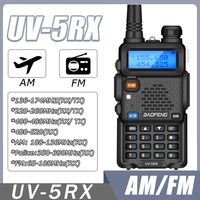 Baofeng UV-5RX Walkie Talkie Wireless Copy Frequency 128 CH Long Range Commutator Amateur Ham M-5R UV5R Receiver Two Way Radio