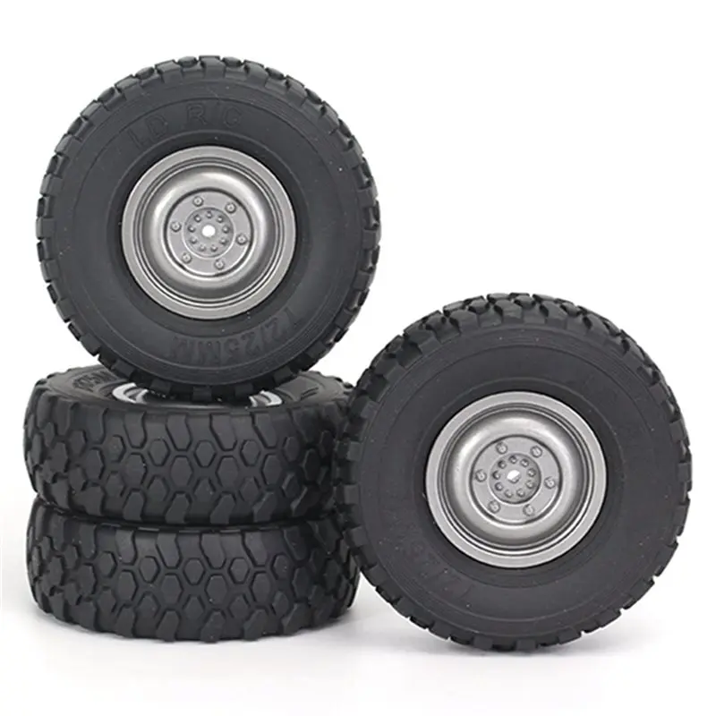 AINY-8Pcs 72Mm Soft Tire Wheel For MN D90 MN98 MN99S C14 C24 C34 B14 B24 LDRC P06 RC Car Upgrade Parts Accessories