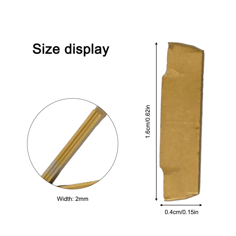 MGMN200-G Insert Carbide Cemented Cut-Off 10 Pcs 2mm Finishing For MGEHR/MGIVR Holder Inserts Replace Tool Useful