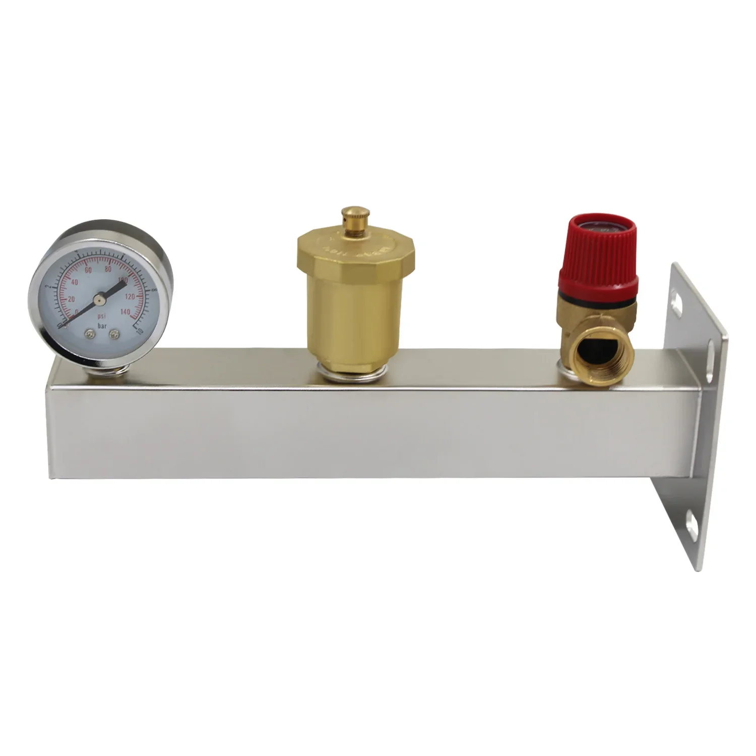 ExpansionTank Bracket Wall Mount for Expansion Tank Iron Autoclavefor SanitaryHot WaterTankPressure Fixing stainless steelFemale