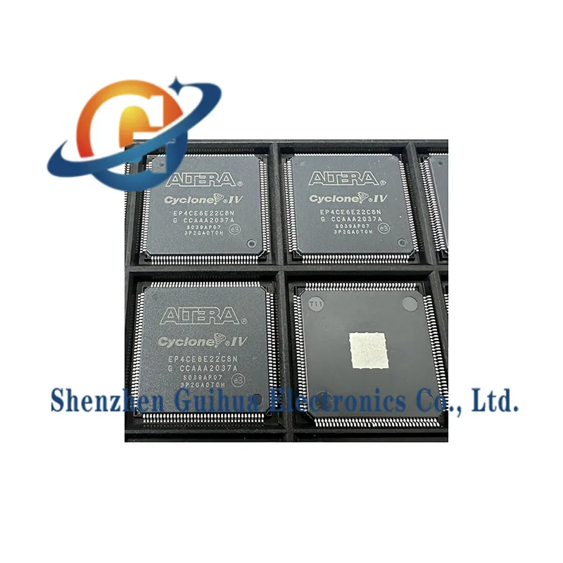 2pcs original genuine EP4CE6E22C8N LQPF-144 programmable logic device IC chip FPGA