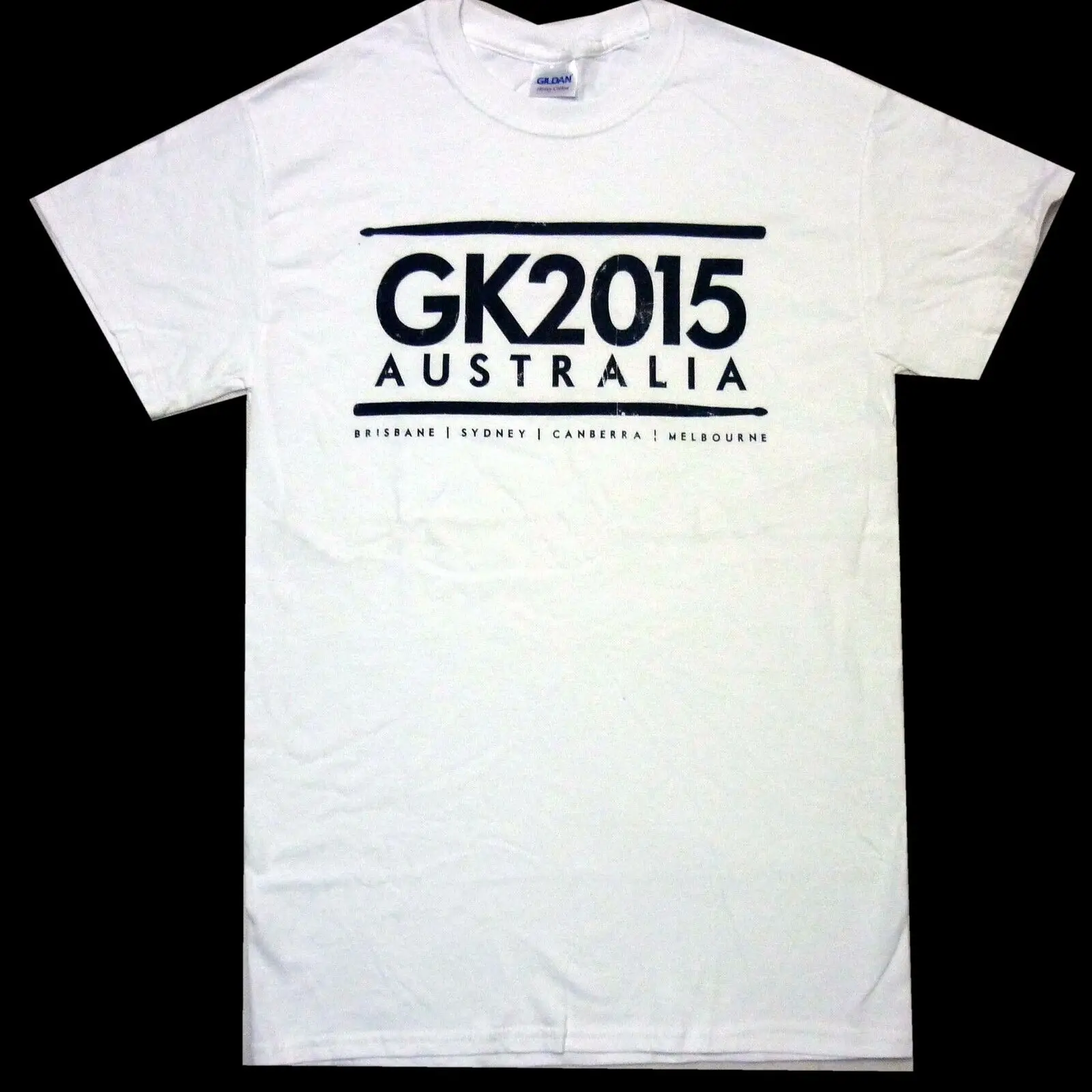 George Kollias Nile Drummer GK2015 Australia Tour T Shirt S XL Metal