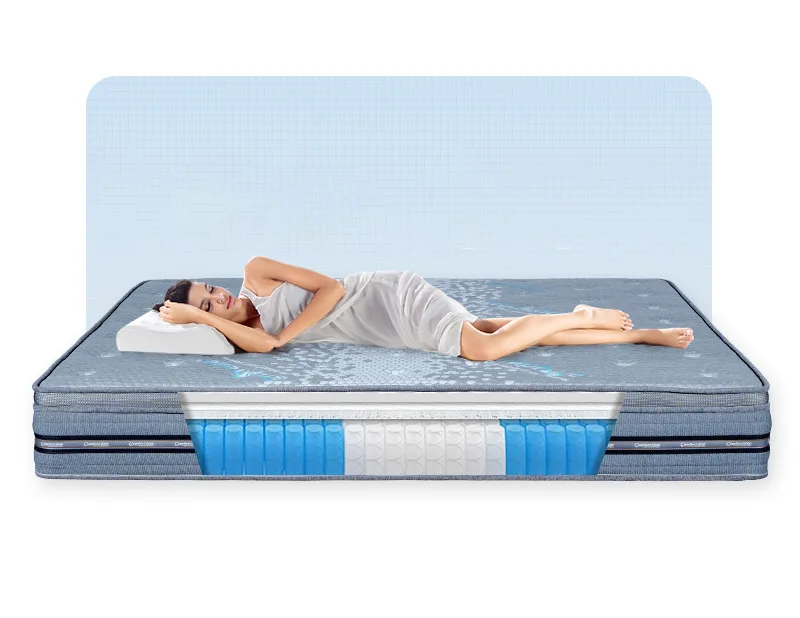 !@Factory Outlet 5 Star Hotel Inn Natural Latexspring King Queen Size Roll up Sleep Gel Twin Pocket Spring Bed Mattress