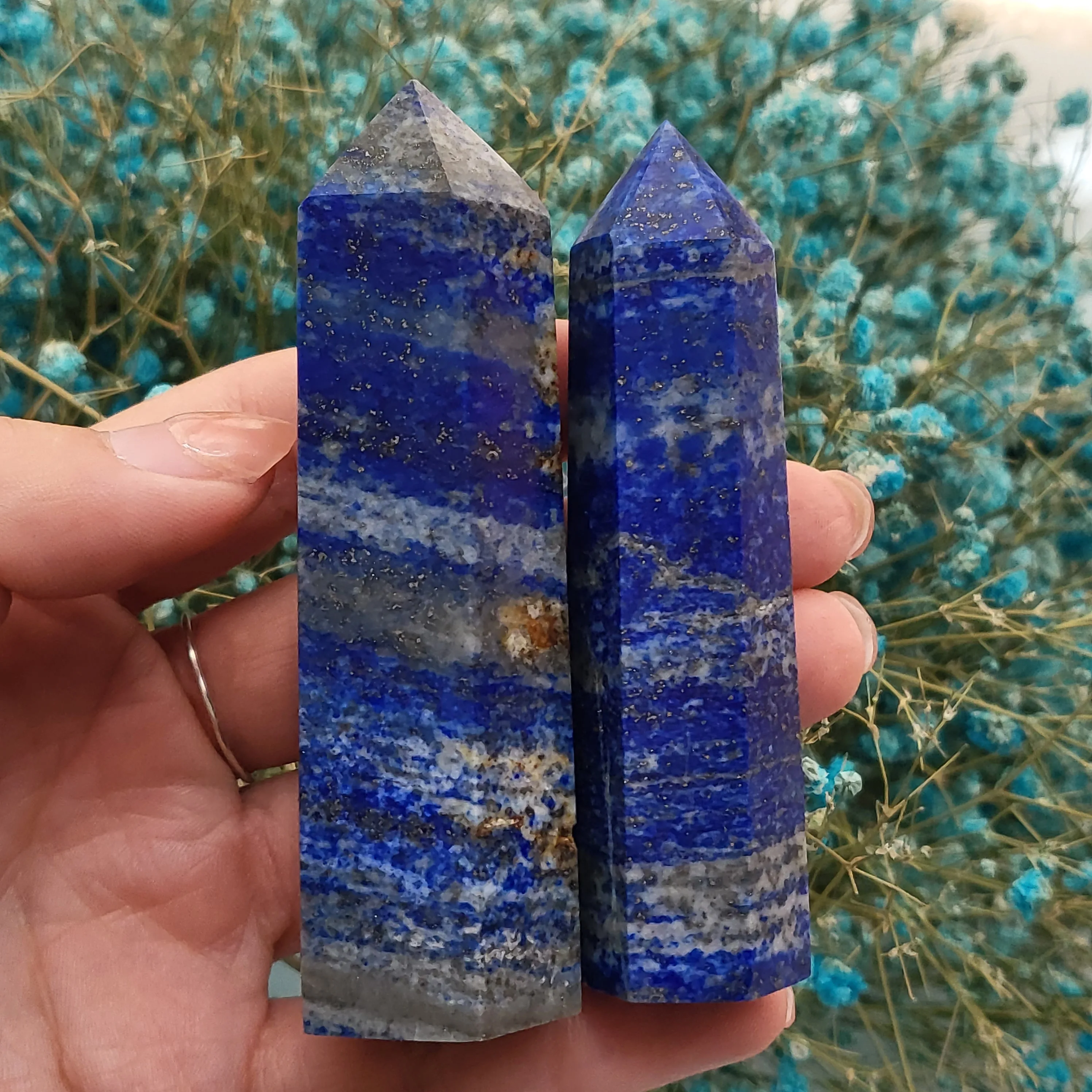 1000g Natural Lapis Lazuli Wand Point Reiki Meditation for Clear Negative Energy Home Decor