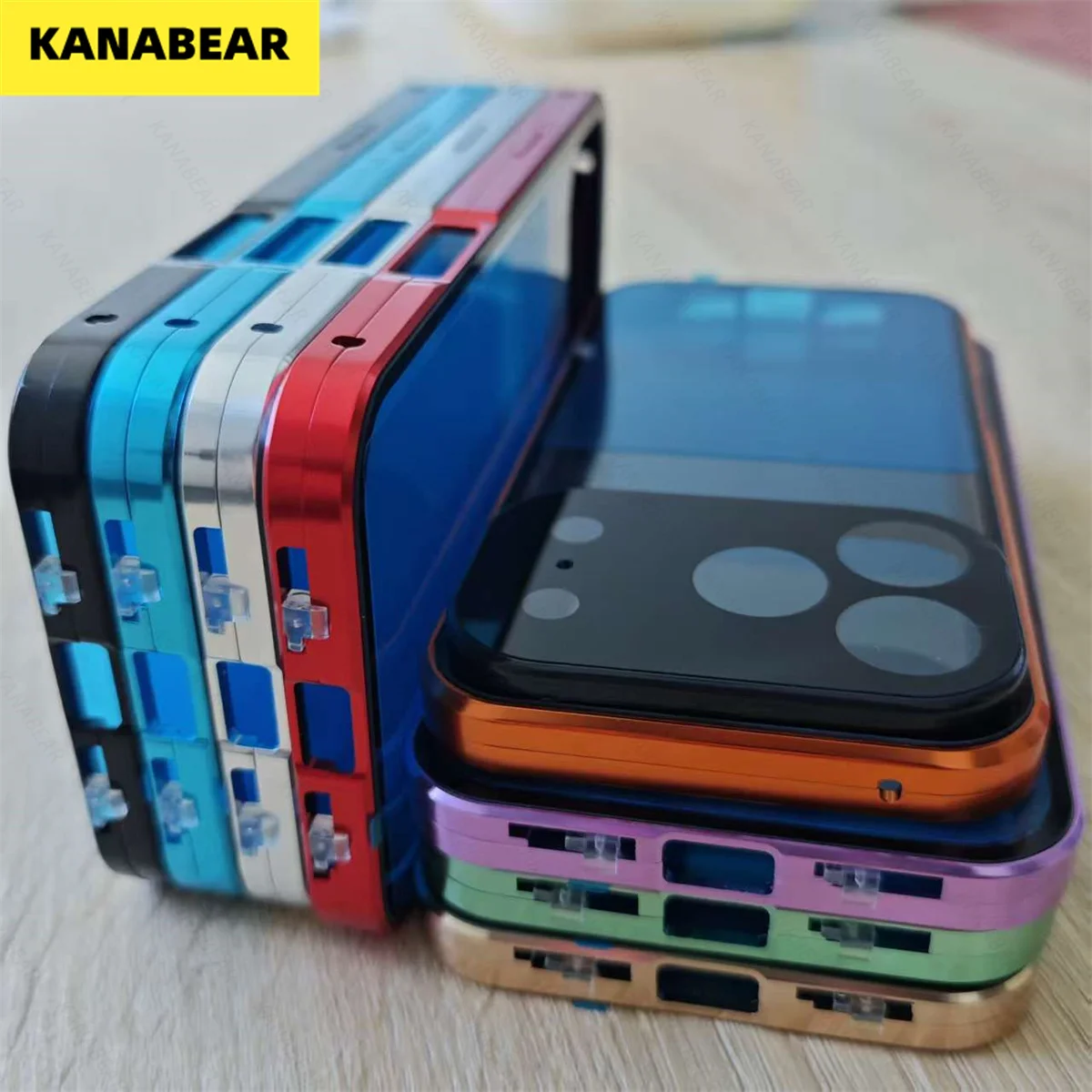 

A dual-sided Magneto 17promax high-definition case explosion-proof protective cover suitable for iPhone17 series phone cases