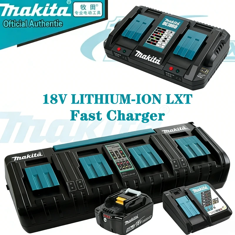 100%OriginalMakita14.4V-18VDualPortFastChargerDC18RDLXTCompatibleforBL1815BL1830BL1850BL1860Li-ionBatteries-AliExpress44