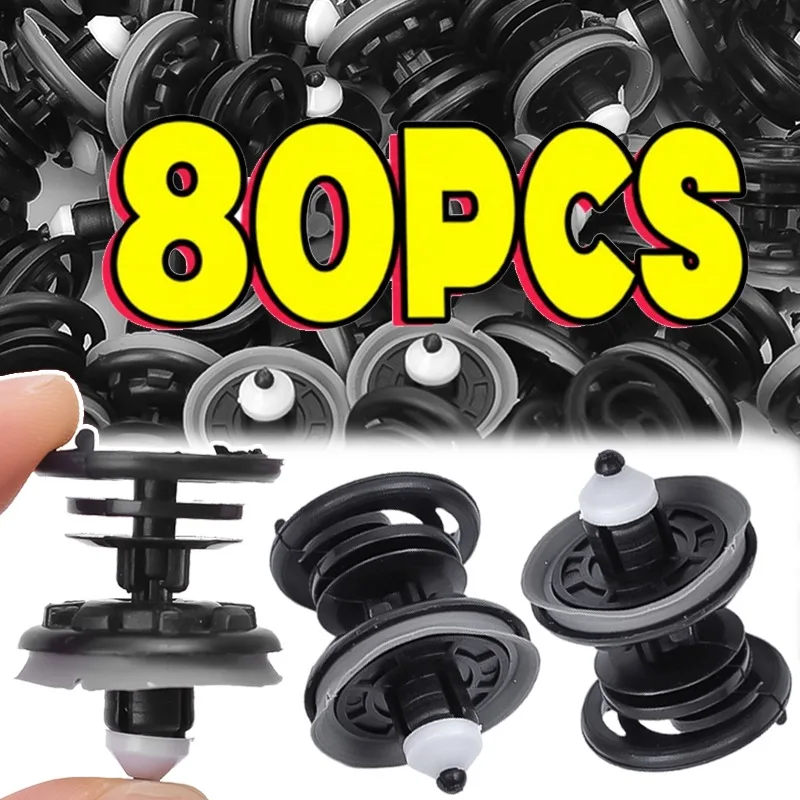 

80 ~ 20 шт. зажимы для обшивки карт дверной панели 7L6868243 для VW Golf 4 5 6 7 Passat B6 B7 Jetta Tiguan Audi A4 Q5 внутреннее крепление