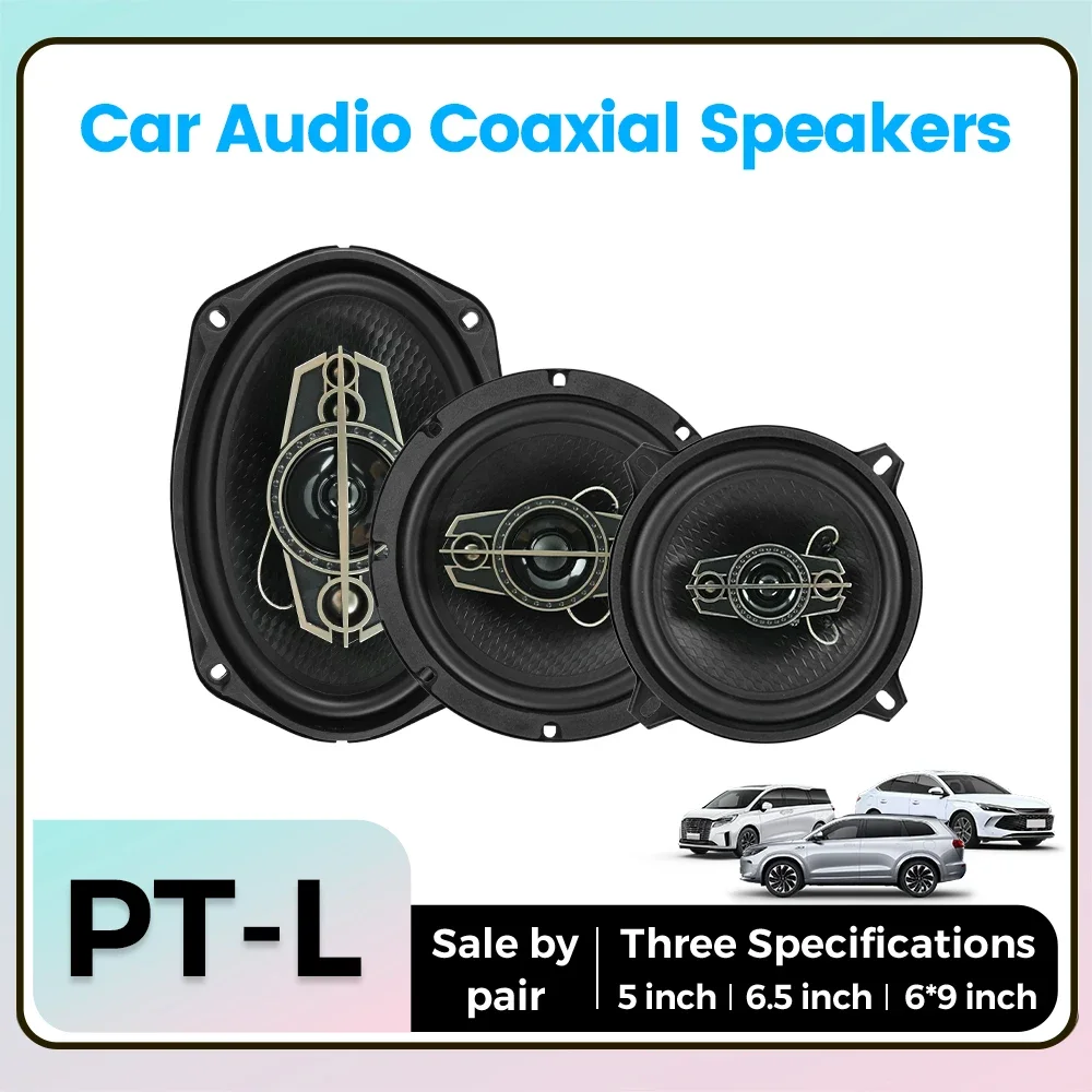 Universal 5/6.5/6X9 Inch Coaxial Car Speakers Subwoofer HiFi Master Level Tuning Full Range Automotive Audio Stereo System