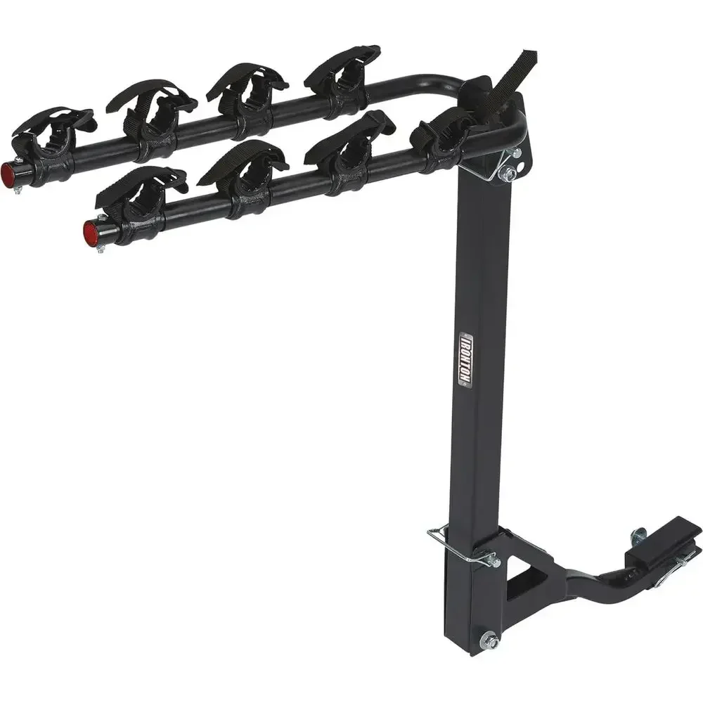 4-Bike Hitch Carrier for Secure Bicycle Transport