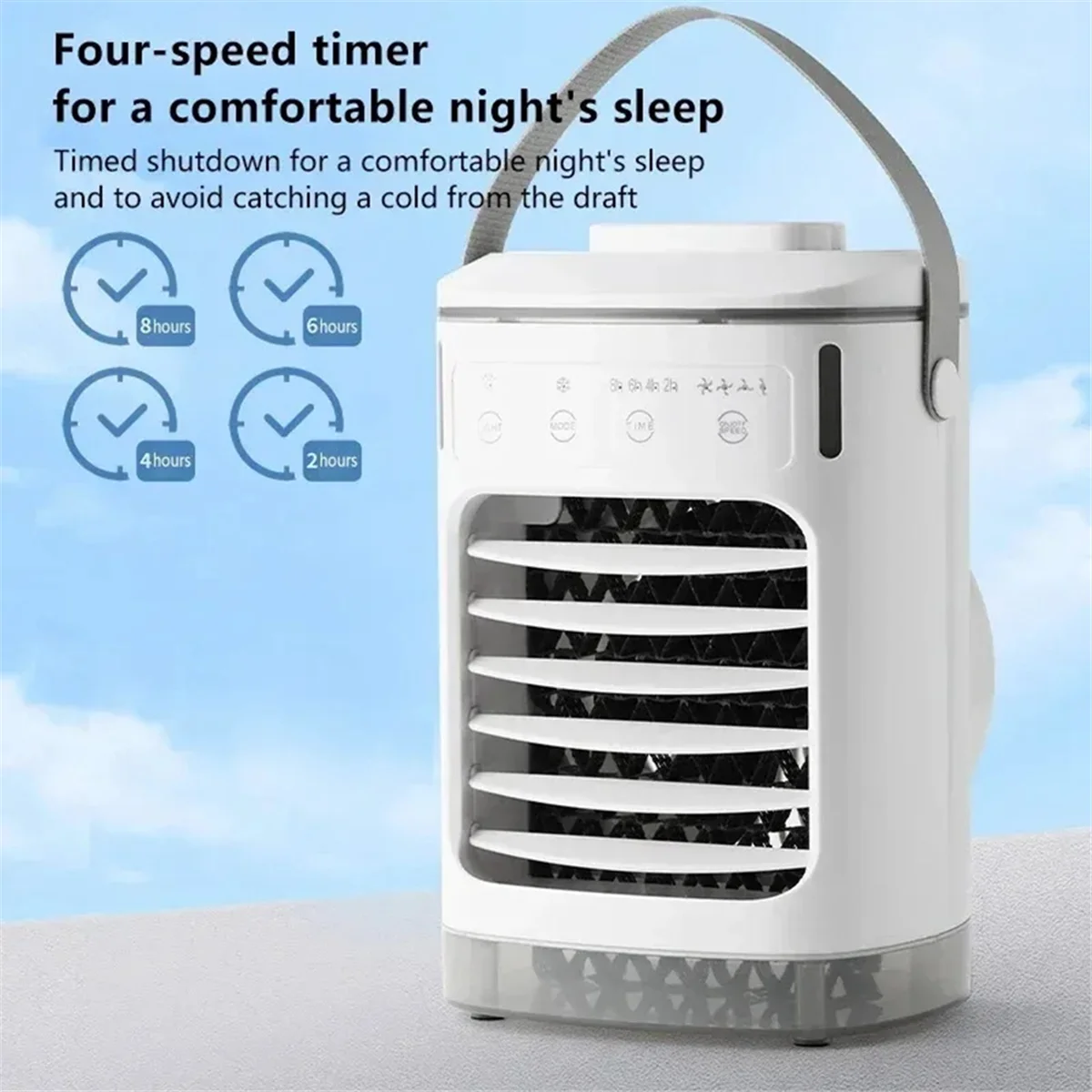 

Испарительный воздухоохладитель кондиционера с 4-скоростной 7-цветной подсветкой