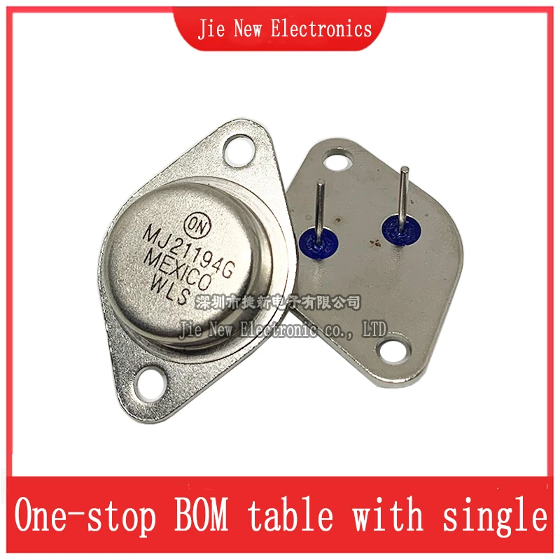 2PCS/LOT MJ21194G MJ21194 MJ21193G MJ21193 TO-3  high power amplifier pair tube image 6