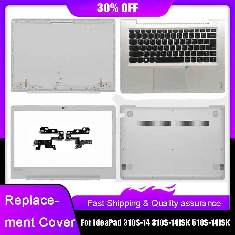 laptop lcd tampa traseira para lenovo ideapad moldura frontal dobradicas palmrest caixa inferior superior 310s14isk 510s 14ikb 310s 14isk 01