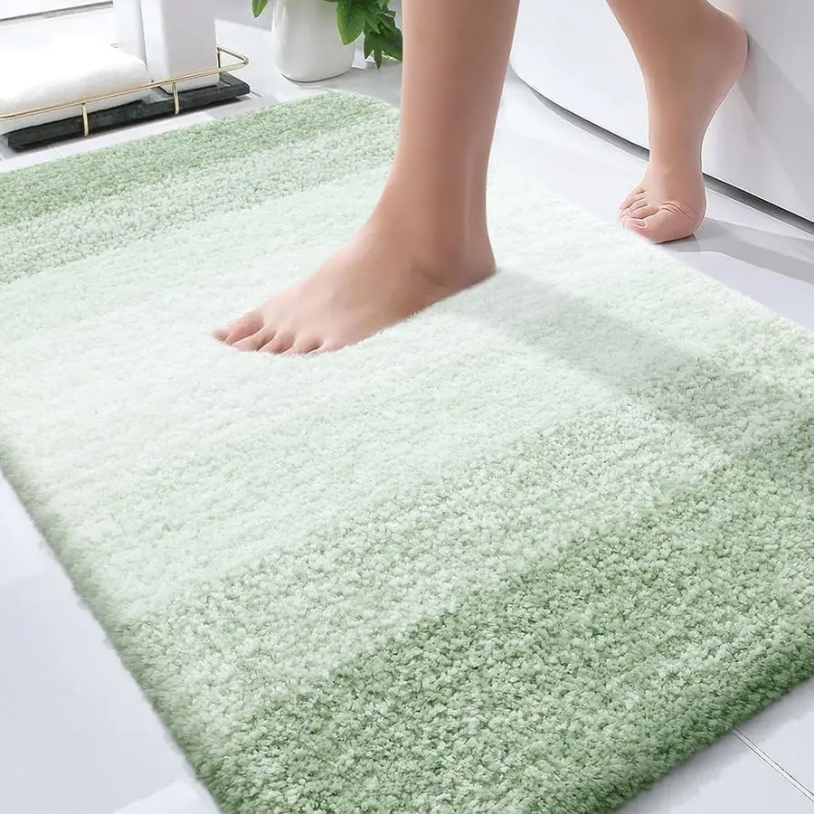 

Bathroom Rugs Mat 30x20, Extra Soft Absorbent Microfiber Bath Rugs, Rubber Backing, Quick Dry, Machine Washable Bath Mats for Ba
