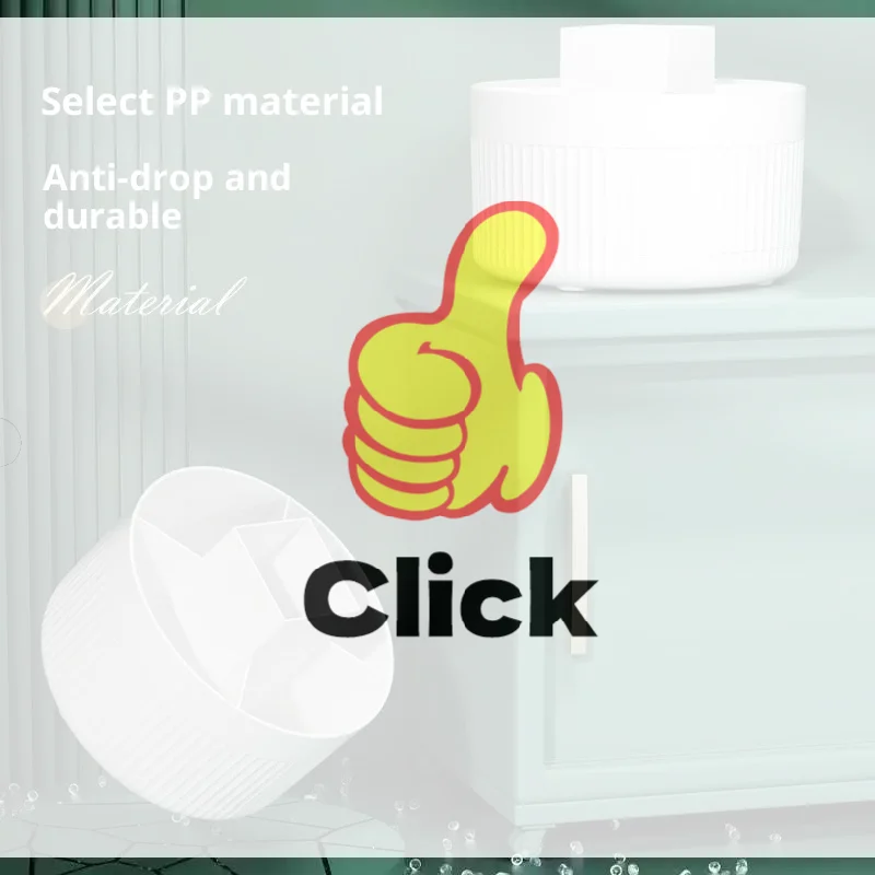 

1PC 360° Rotating Makeup Brush OrganizerCosmetic Organizer 5 Slot Makeup Brushes Cup Bathroom Vanity Desktop Storage Holder Bag