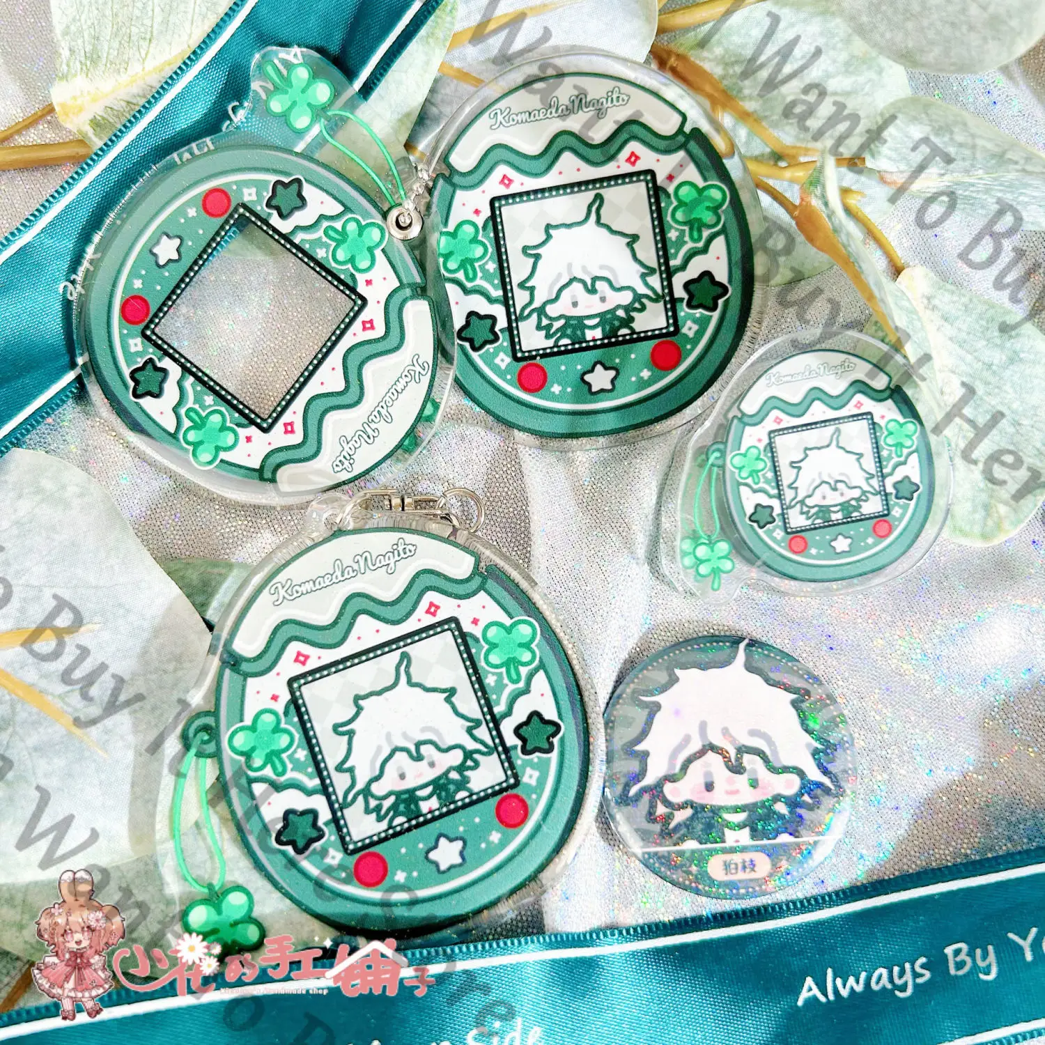 

Аниме Danganronpa Nagito Komaeda, значок для косплея, зажим, эмблема, брелок-зажим, акриловый стоячий знак, виджет, талисман, подарок для фанатов