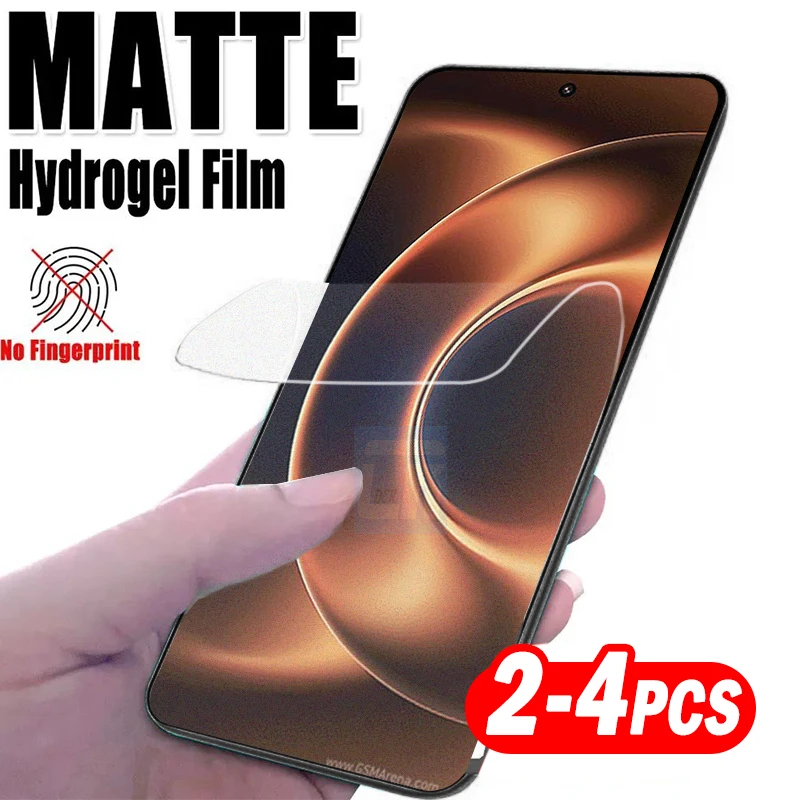 

2-4pcs Matte Frosted Hydrogel Film for Xiaomi 17 Ultra 15 15T Pro Screen Protector for Xiaomi 17 Pro Max Easy-Installation Film