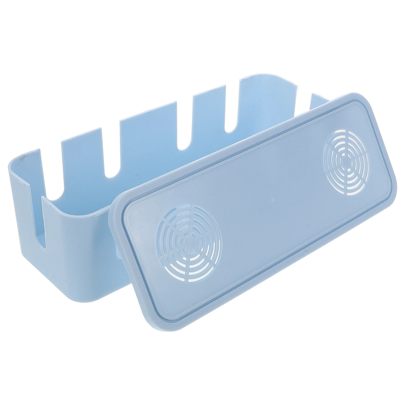 

Multifunctional Cord Storage Organizer Durable Power Strip Cable Holder Desktop Socket Box For Home Office School Use Easy