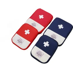 Portable Outdoor First Aid Kit Bag Pouch Travel Medicine Package Emergency Kit Bags Small Medicine Divider Storage Organizer