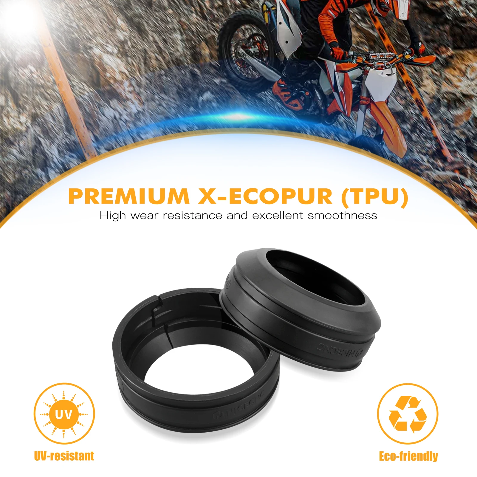 Voor 2004-2024 KTM 690 Enduro R SMC R Motorfiets Voorvork Modder Schraper Kit 950 990 1190 1290 Adventure Super Adventure R S T