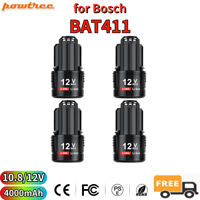 For Bosch 12V 3000mAh Li-ion BAT411 Replacement Battery for Bosch BAT411A BAT412 BAT412A BAT413 BAT413 Battery Charger