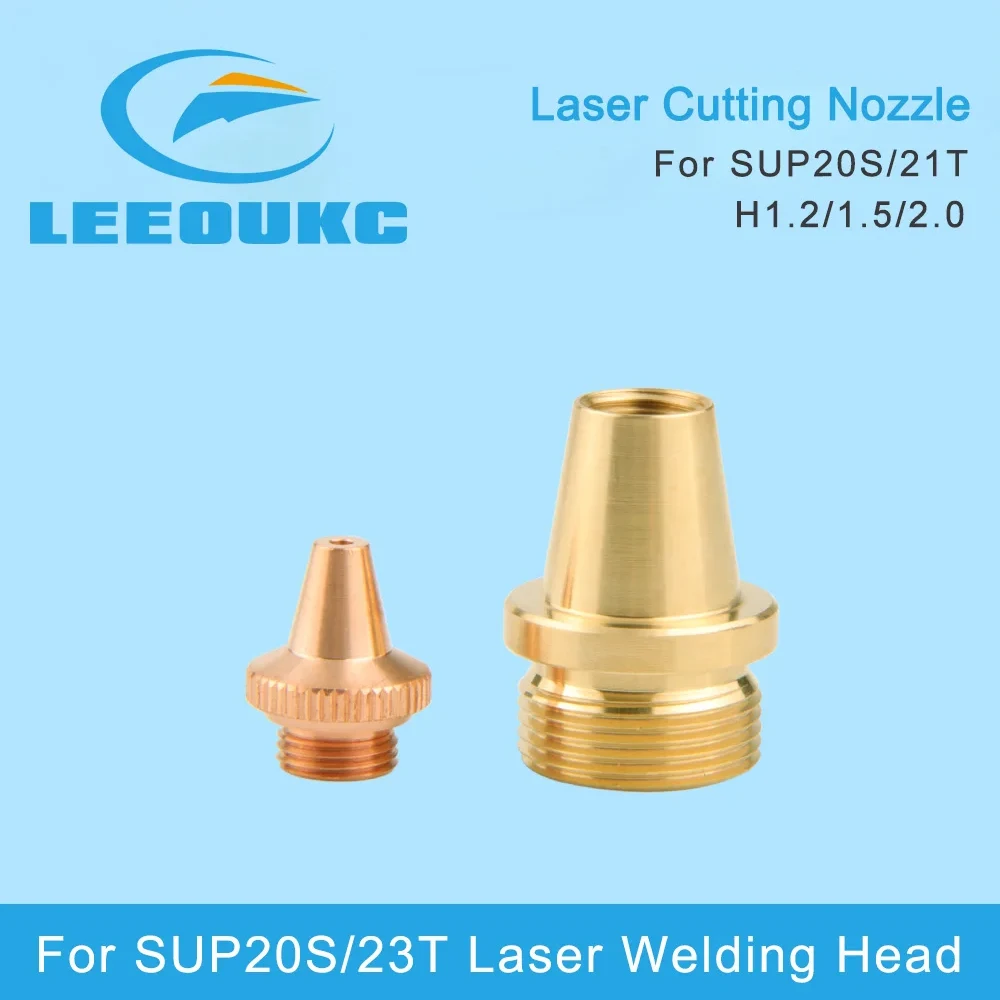 LEEOUKC 10Pcs/Lot Fiber Laser Welding Head Nozzles For SUP20S Laser Hand-held Welding Machine