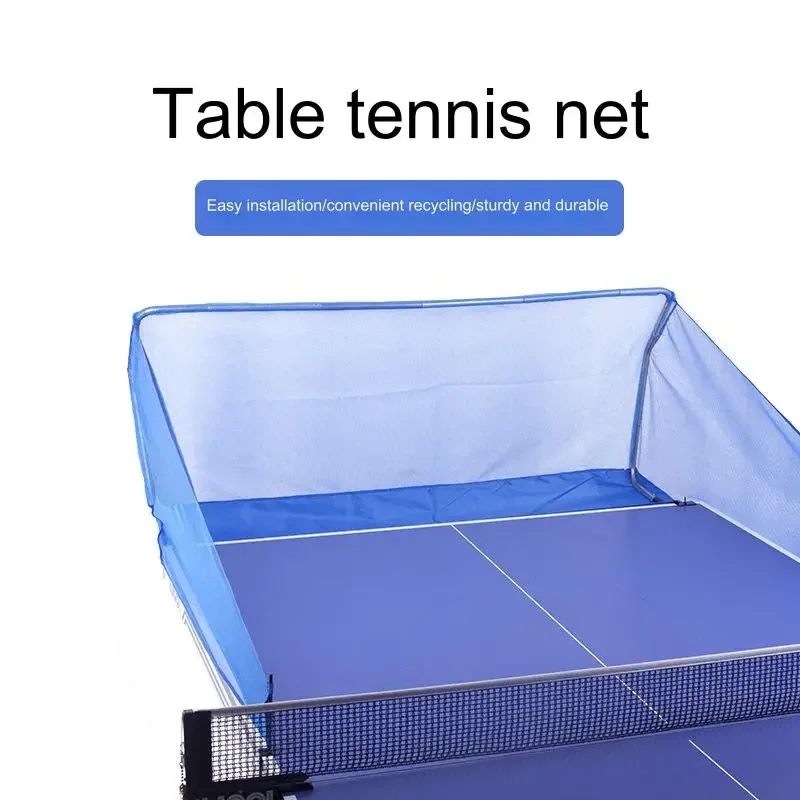 

Portable Table Tennis Ball Net Collector Recycle Net Training Pingpong Ball Catch Net for Table Tennis Players