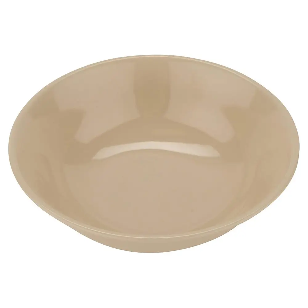 

Round Melamine Serving Bowls, 2.3 Quart, Tan, Set of 12