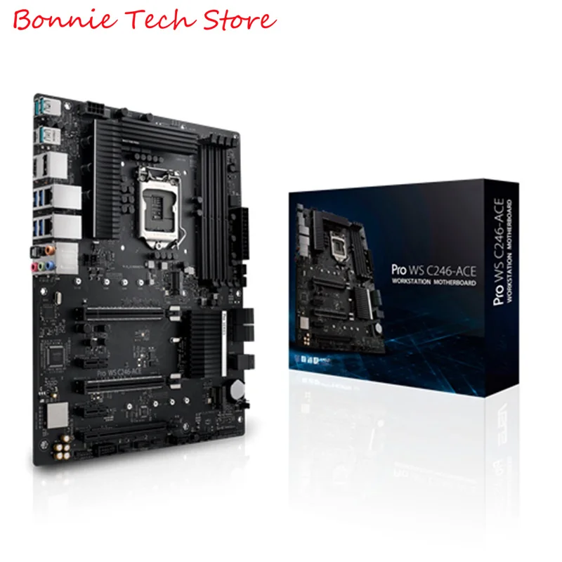 

Pro WS C246-ACE ,ATX Workstation Motherboard LGA1151,9th/8th Generation i9/i7/i5/i3 Processors,Xeon E-2200/E-2100 Family