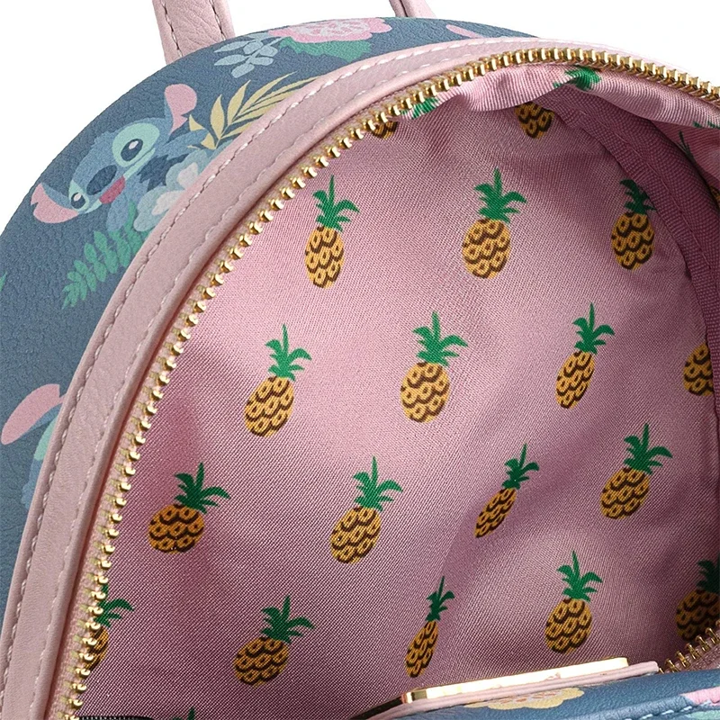 Loungefly Disney Stitch Lilo & Stitch All Over Print Damen Doppelriemen Umhängetasche Geldbörse Mini Rucksack