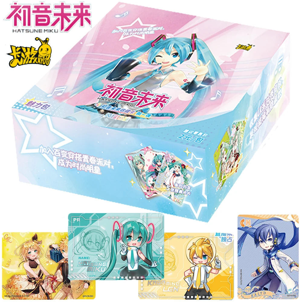 Wholesale Kayou Hatsune Miku Card For Children Cute And Charming Popular Virtual Singer Limited Game Collection Card Table Gifts