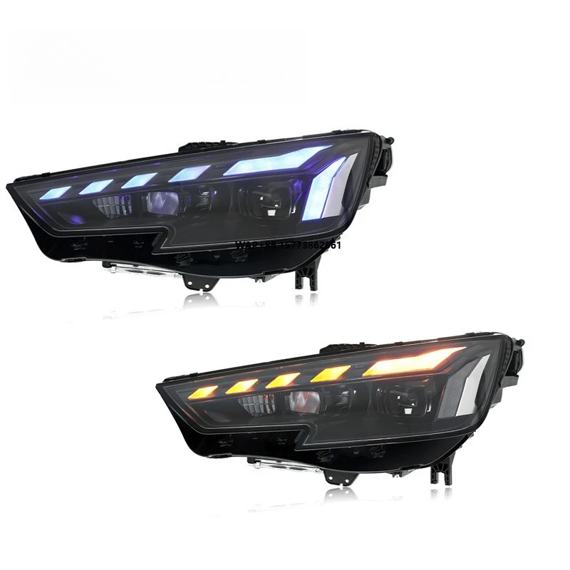 

1 Unit LED Headlights Car Accessories for Auto Lighting Systems 17-19 A4 Headlight Assembly Car Led Lights