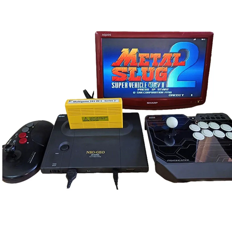 

Ultimate NEOGEO MVS Arcade to Home Console Kit for 161 in 1 game card